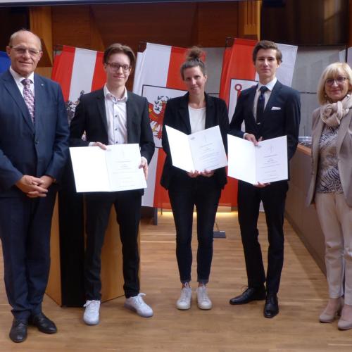 Zweiter Preis beim "Future Award der Justiz" für Fabian Thöny