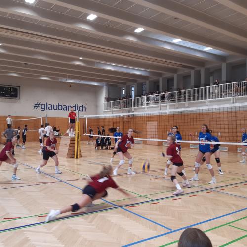 Volleyball Oberstufe: Landesmeister & Vize-Landesmeisterinnen Okt 2022e