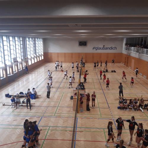 Volleyball Oberstufe: Landesmeister & Vize-Landesmeisterinnen Okt 2022d