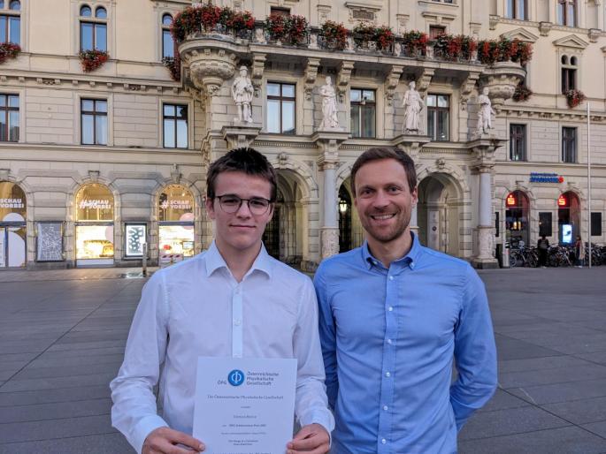 Physik VWA Preise und Ehrungen der ÖPG für APP Schüler_innen, Thomas Riedle