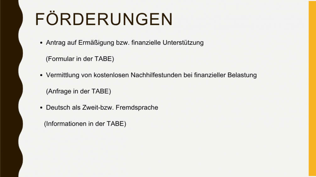 TABE Elterninformation