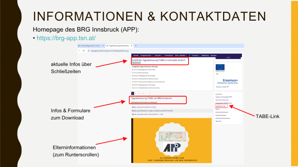 TABE Elterninformation