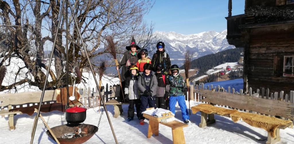 Schilager der 2c in Söll