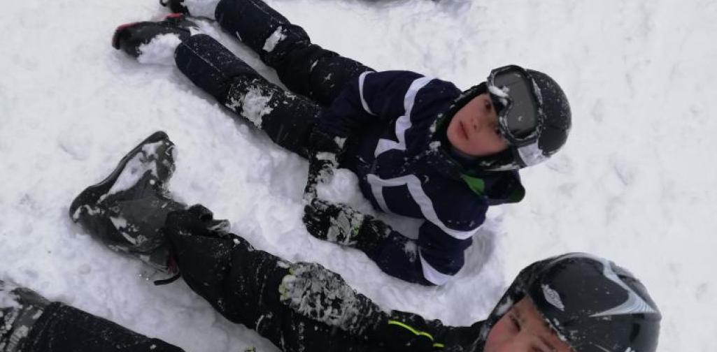 Schilager der 2c in Söll