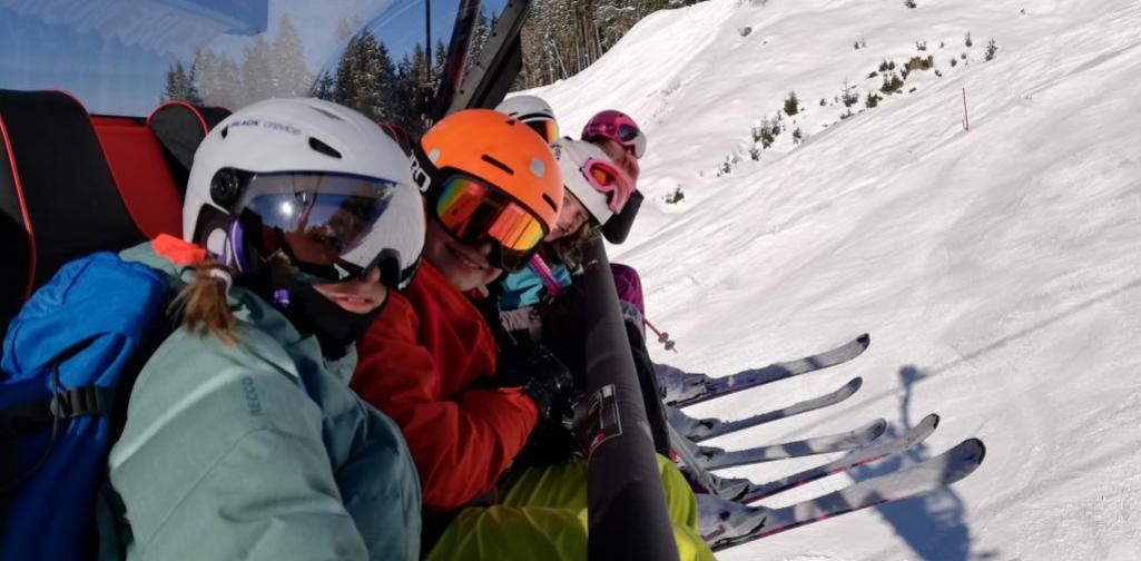 Schilager der 2c in Söll