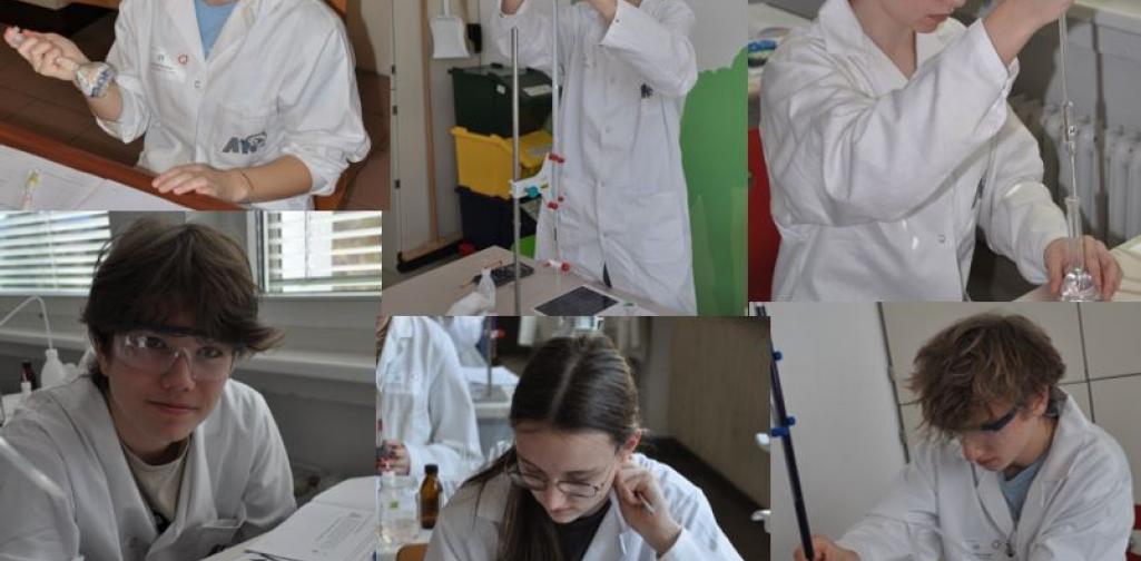 Tüpfeln, Pipettieren, Homogenisieren, Titrieren